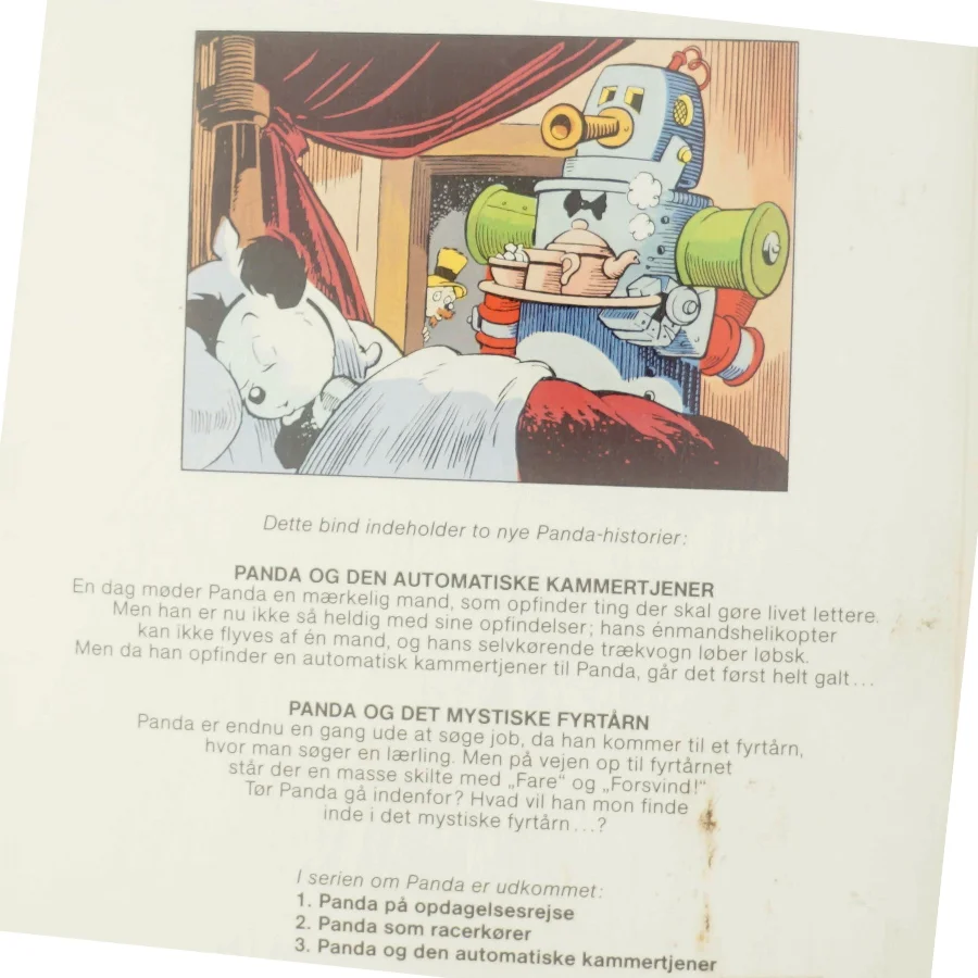 Panda og den automatiske kammertjener af Marten Toonder (Bog)