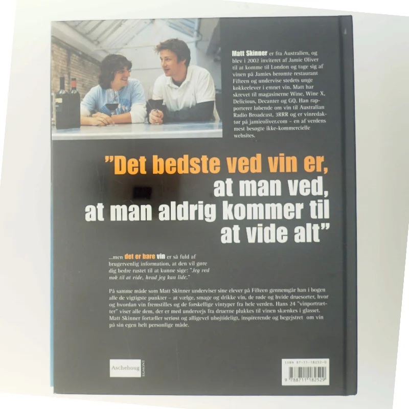 Det er bare vin af Matt Skinner (Bog)