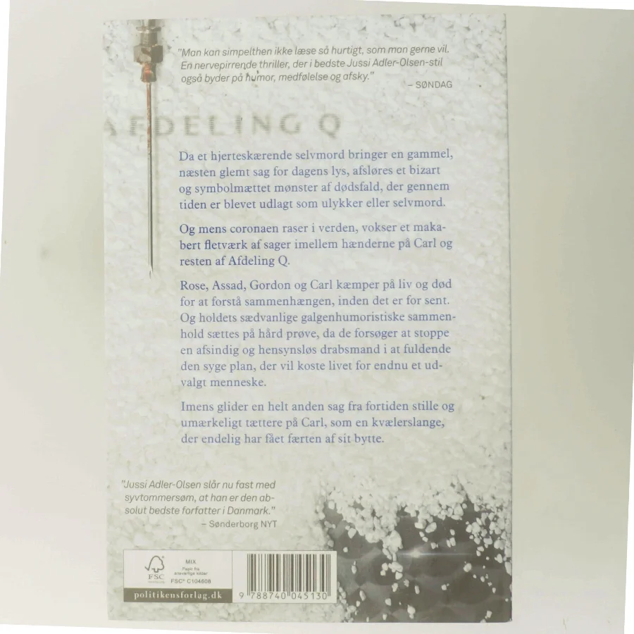 Natrium chlorid : krimithriller af Jussi Adler-Olsen (Bog)