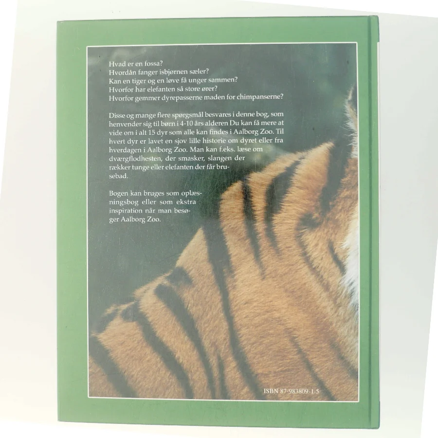 Børnenes bog om dyr i zoo af Søren Refstrup Sørensen (Bog)