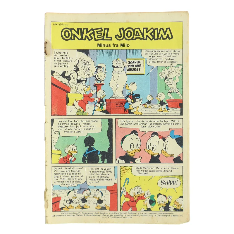 Onkel Joakim: Minus fra Milo af Ukendt (Bog)