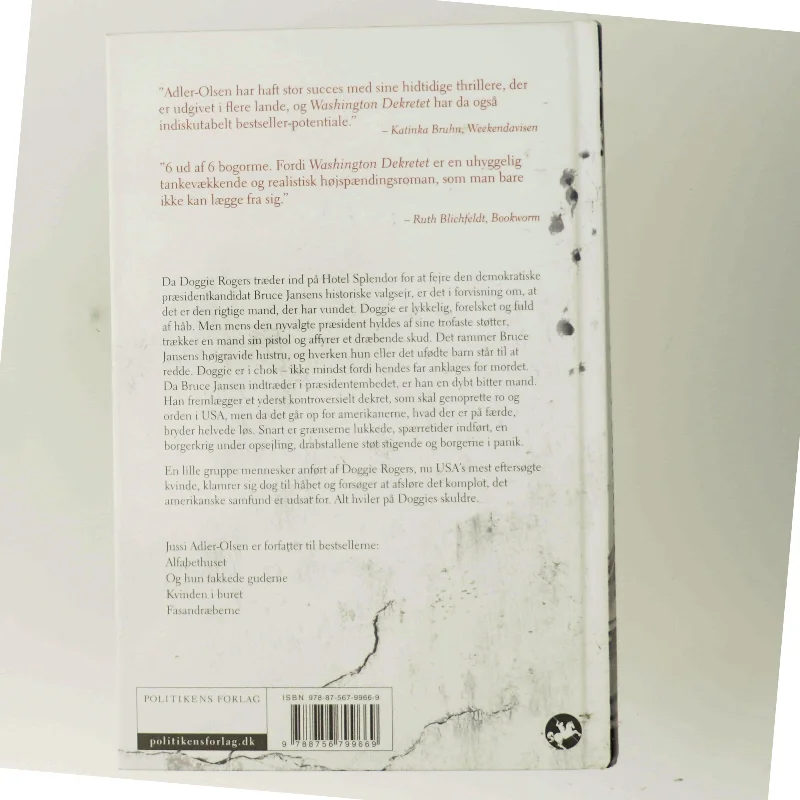 Washington dekretet af Jussi Adler-Olsen (Bog)