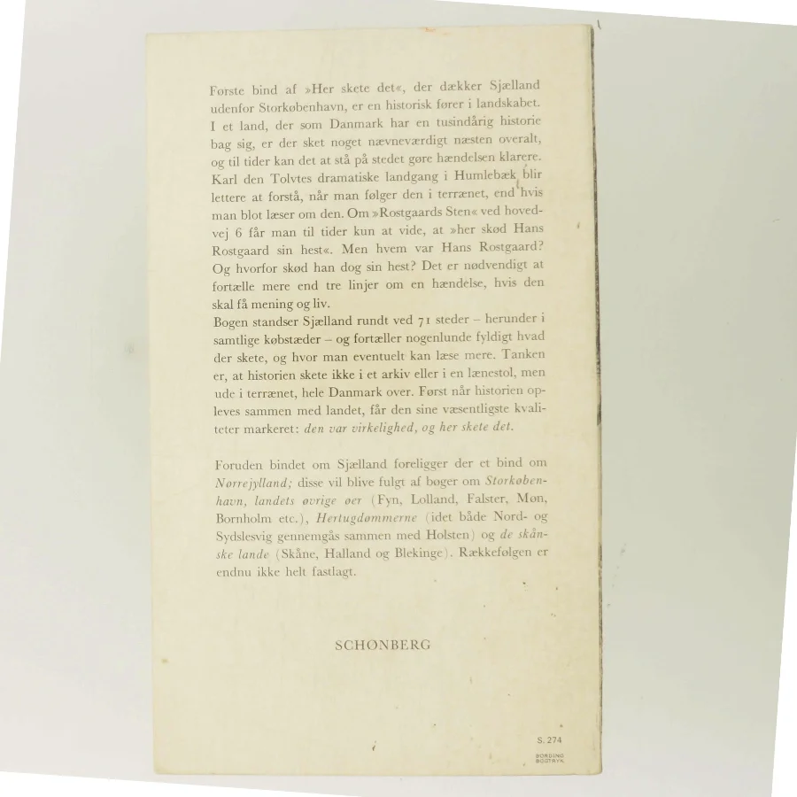 Her skete det. 1. Sjælland af Palle Lauring (Bog)