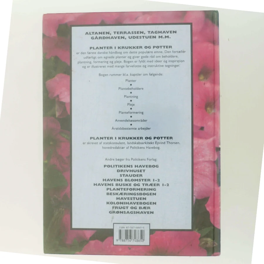 Planter i krukker og potter af Eyvind Thorsen (f. 1946) (Bog)