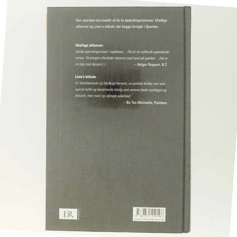 Den spanske duo : Uhellige alliancer, Lime's billede af Leif Davidsen (Bog)