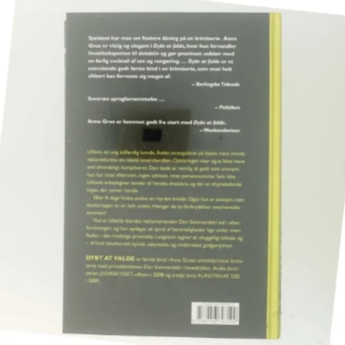 Dybt at falde af Anna Grue