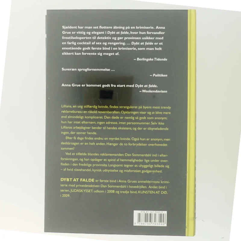 Dybt at falde af Anna Grue