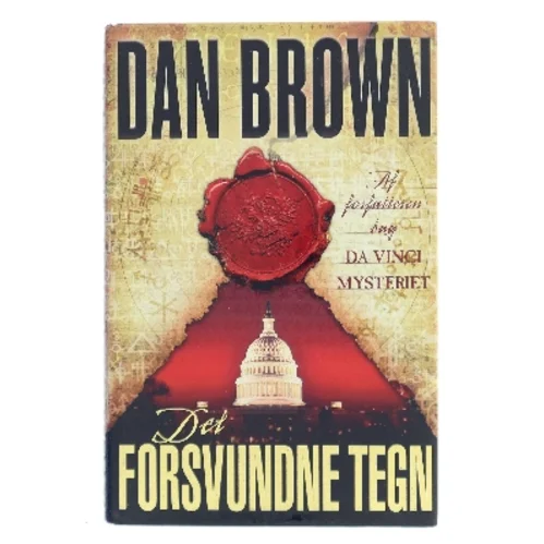 Det forsvundne tegn af Dan Brown (Bog)