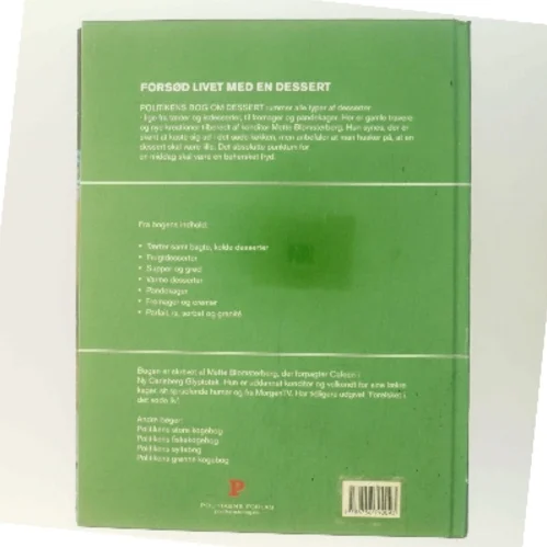 Politikens bog om dessert af Mette J. Blomsterberg (Bog)