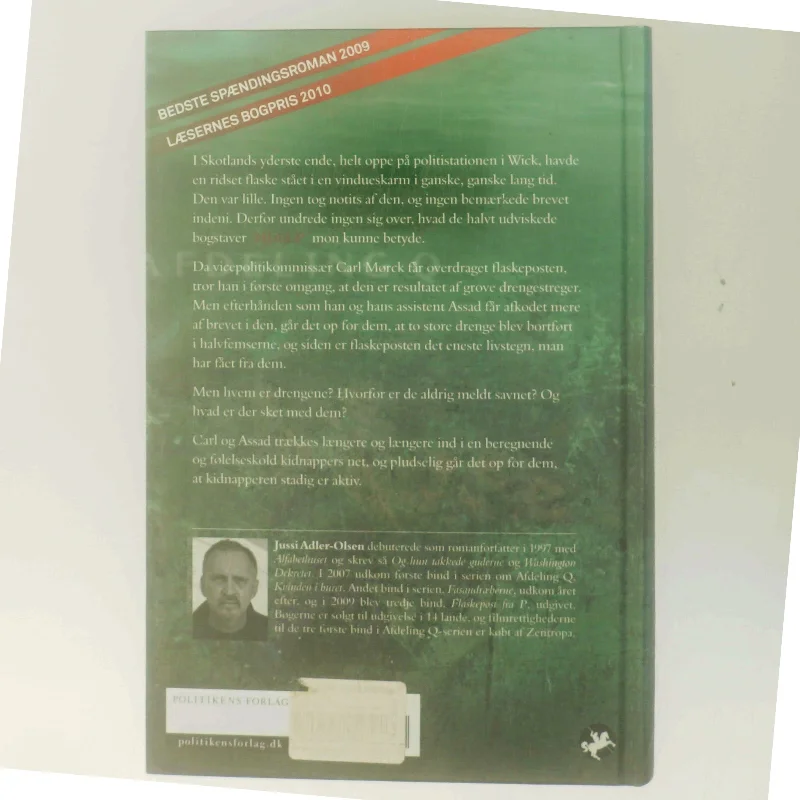 Flaskepost fra P af Jussi Adler-Olsen (Bog)