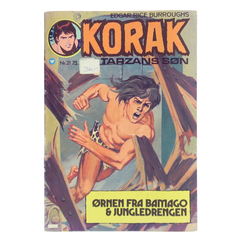 Korak - Tarzans søn af Edgar Rice Burroughs (Bog)