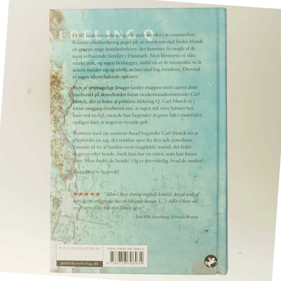 Fasandræberne af Jussi Adler-Olsen (Bog)