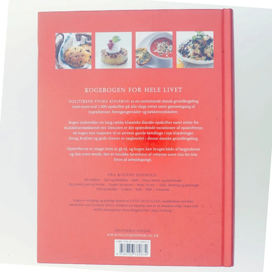 Politikens Store Kogebog af Anne Majgaard (Bog)