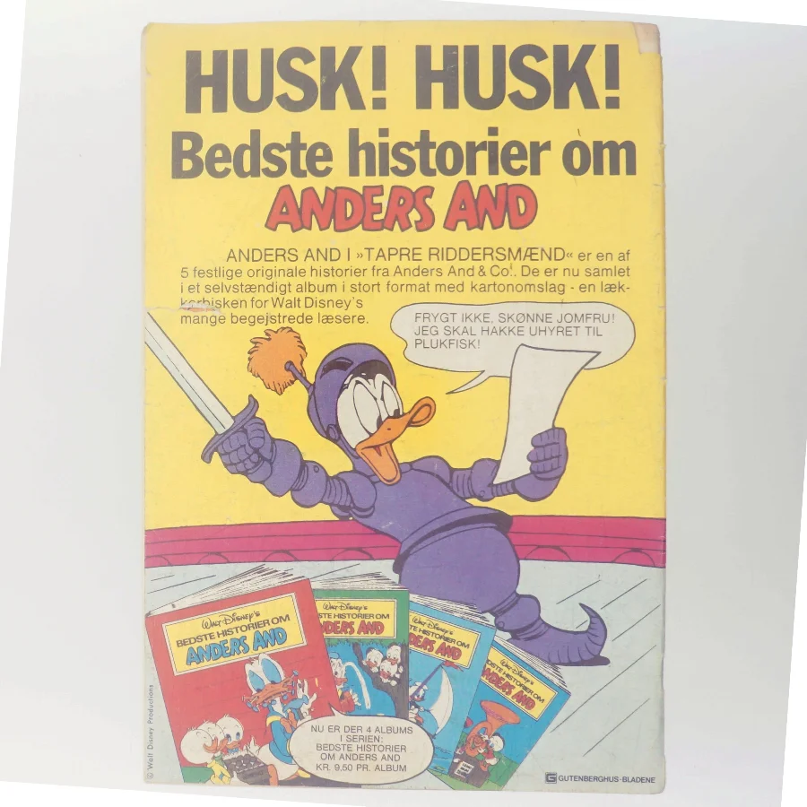 Søslangen som åd Anders And af Walt Disney (Bog)