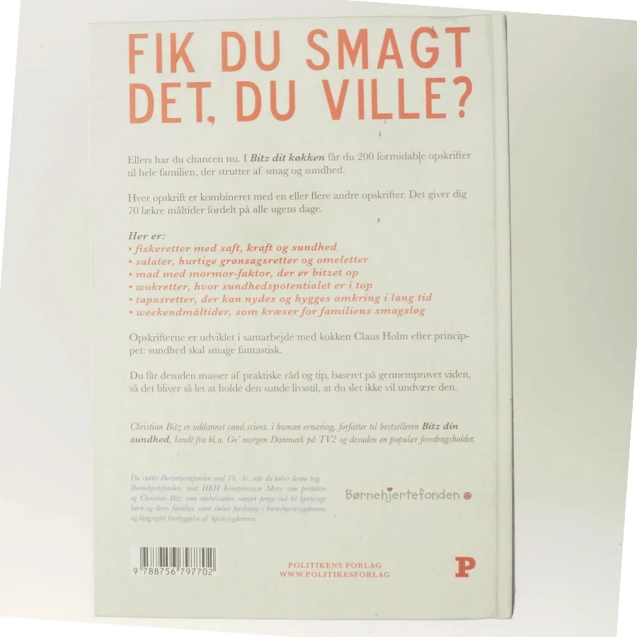 Bitz dit køkken : 200 retter der strutter af smag og sundhed af Christian Bitz (Bog)