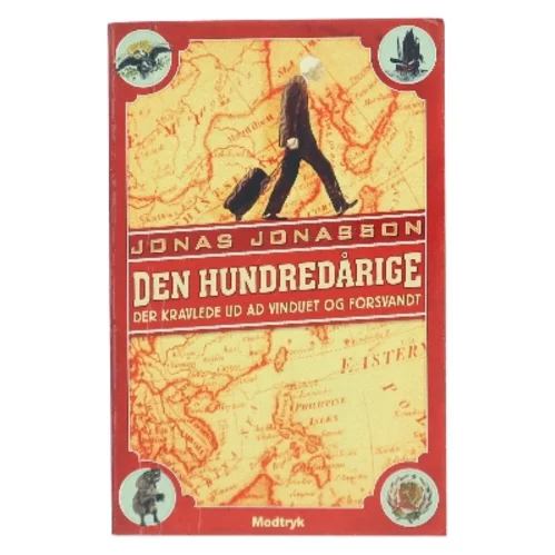 Den hundredårige der kravlede ud af vinduet og forsvandt af Jonas Jonasson (Bog)