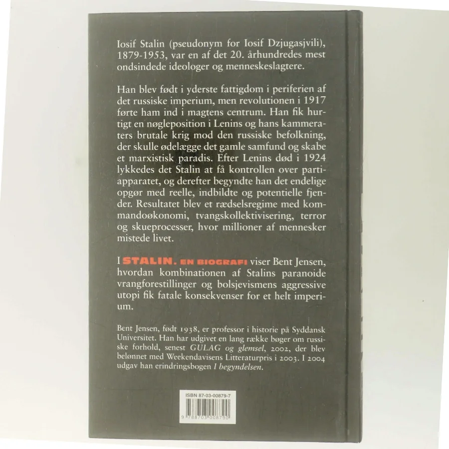 Stalin : en biografi af Bent Jensen (f. 1938) (Bog)