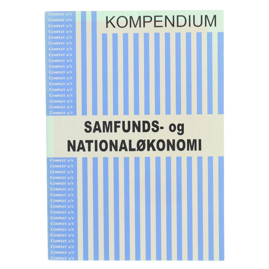 Samfunds- og nationaløkonomi (Bog)