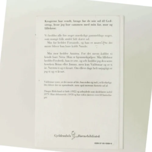 Valdemar Livsfare af Thøger Birkeland (Bog)