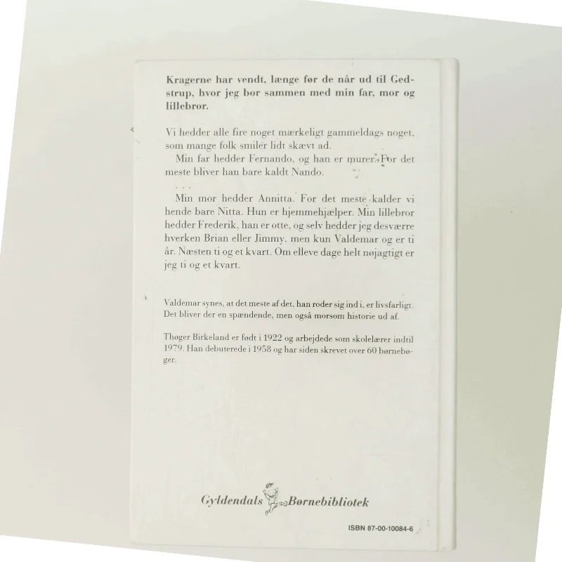 Valdemar Livsfare af Thøger Birkeland (Bog)