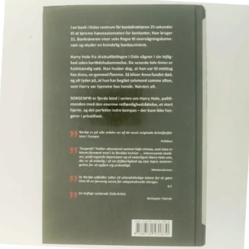 Sorgenfri af Jo Nesbø (Bog)