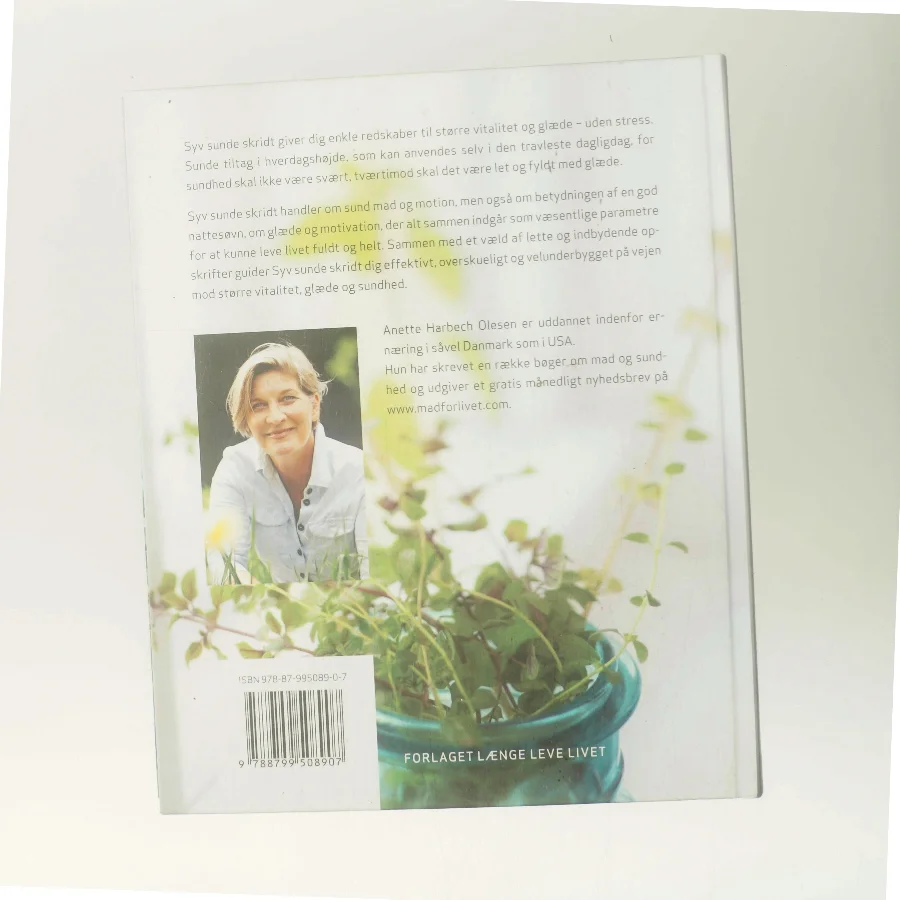 Sund og i balance med syv sunde skridt af Anette Harbech Olesen (Bog)