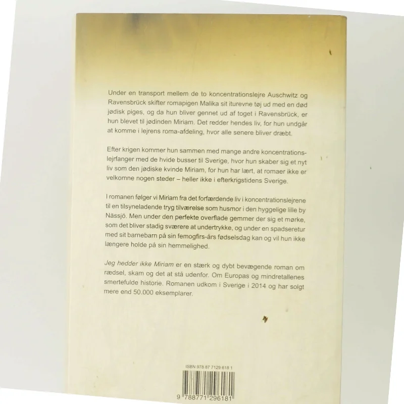 Jeg hedder ikke Miriam af Majgull Axelsson (Bog)