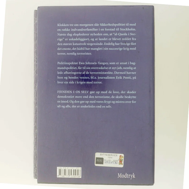 Fjenden i os selv af Jan Guillou (Bog)