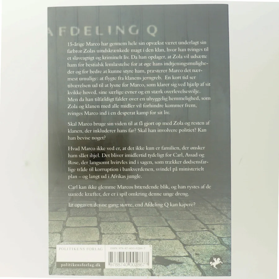 Marco effekten : krimithriller af Jussi Adler-Olsen (Bog)