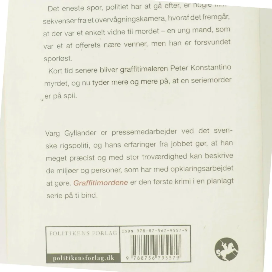 Graffitimordene af Varg Gyllander (Bog)