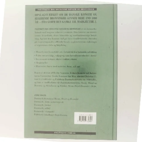 Politikens bog om Danmarks konger og dronninger af Benito Scocozza (Bog)