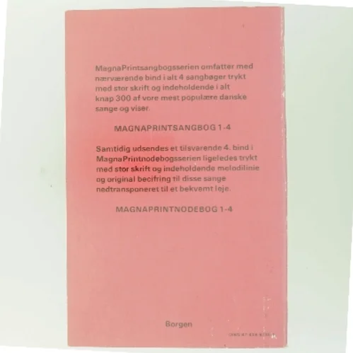 Magnaprint Sangbog 4 fra Borgen af Ukendt (Bog)