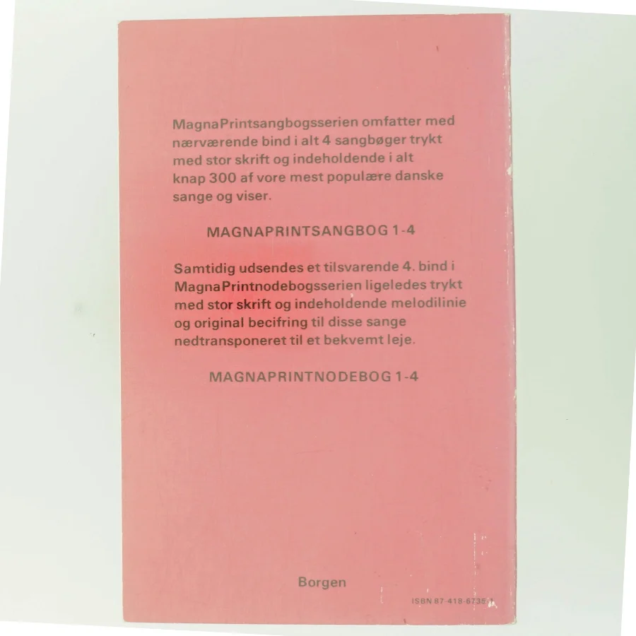 Magnaprint Sangbog 4 fra Borgen af Ukendt (Bog)