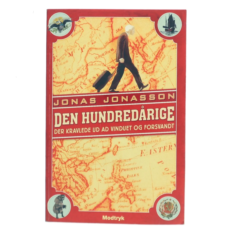 Den hundredårige der kravlede ud af vinduet og forsvandt af Jonas Jonasson (Bog)