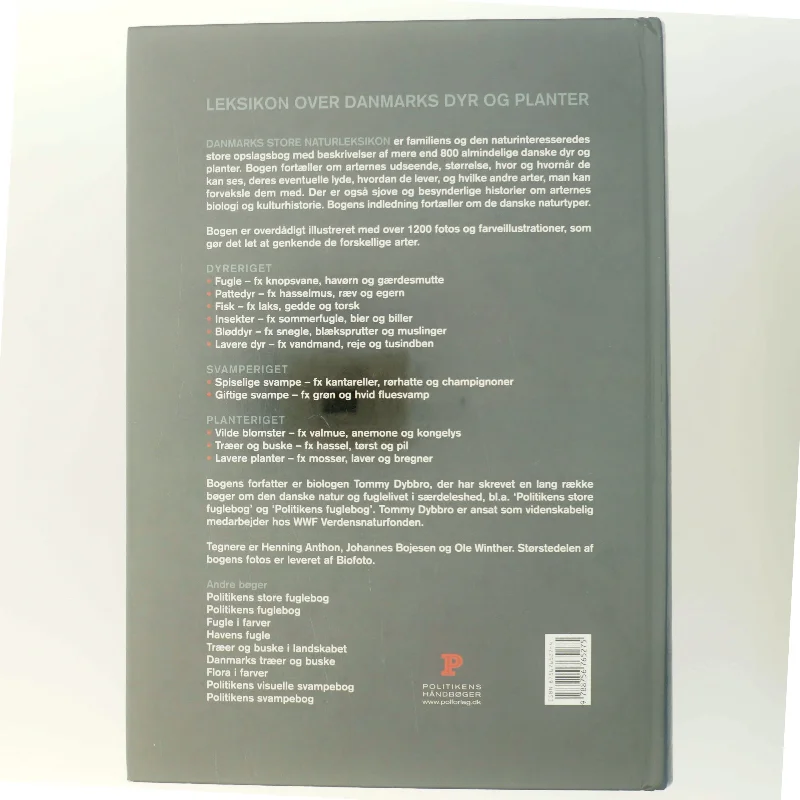 Danmarks store naturleksikon af Tommy Dybbro (Bog)