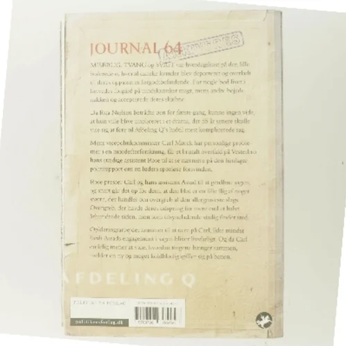 Journal 64 : krimithriller af Jussi Adler-Olsen (Bog)