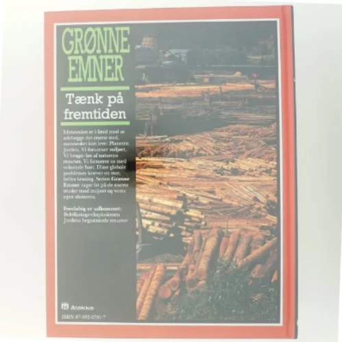 Bog - Grønne Emner: Jordens Begrænsede Ressourcer fra Åloekke