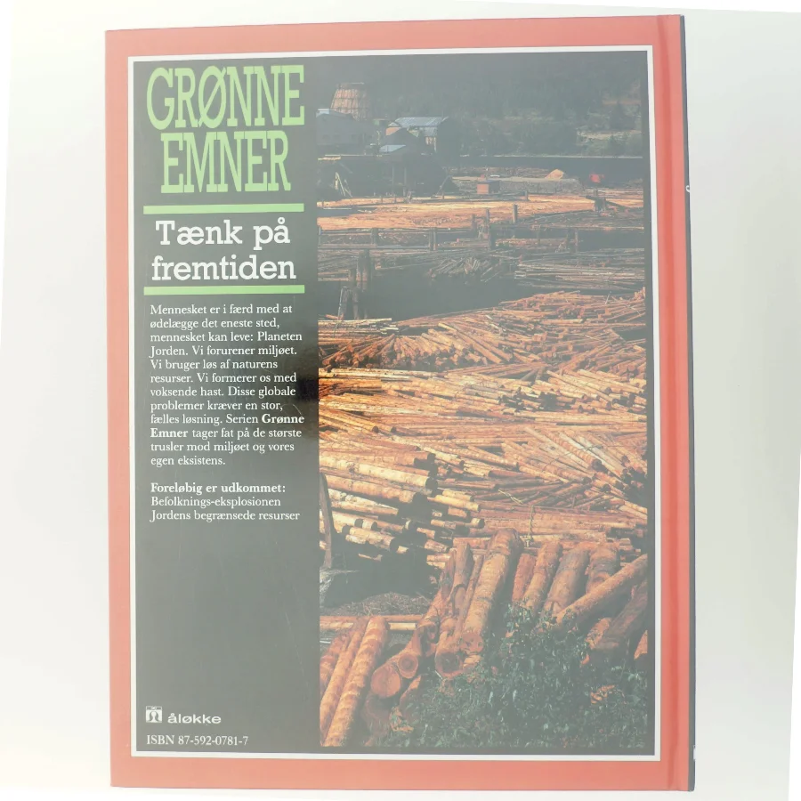 Bog - Grønne Emner: Jordens Begrænsede Ressourcer fra Åloekke