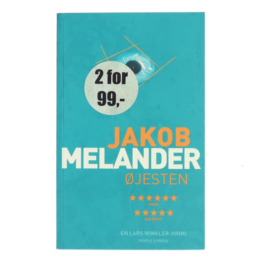 Øjesten : kriminalroman af Jakob Melander (Bog)