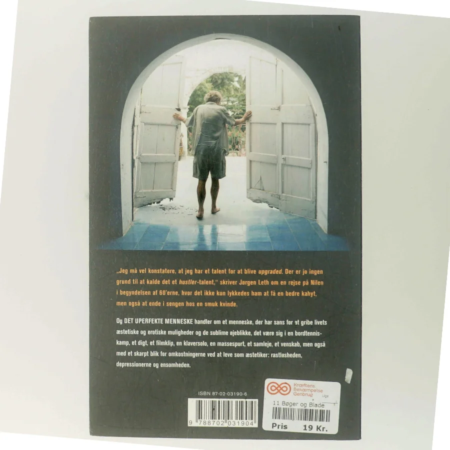 Det uperfekte menneske. Bind 1, Scener fra mit liv af Jørgen Leth (Bog)