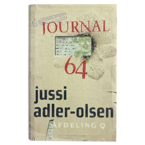 Journal 64 af Jussi Adler-Olsen (Bog)