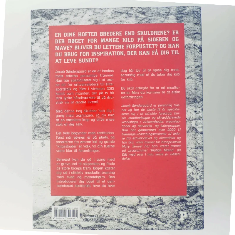 Træn som en mand : den nemme vej til en stærk krop af Jacob Søndergaard (f. 1980) (Bog)