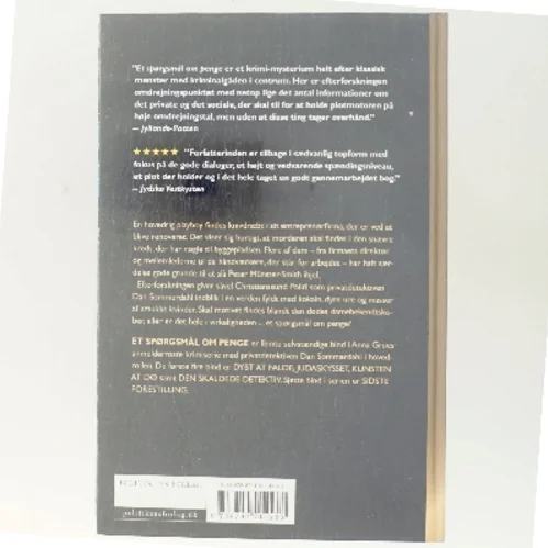 Et spørgsmål om penge af Anna Grue (Bog)