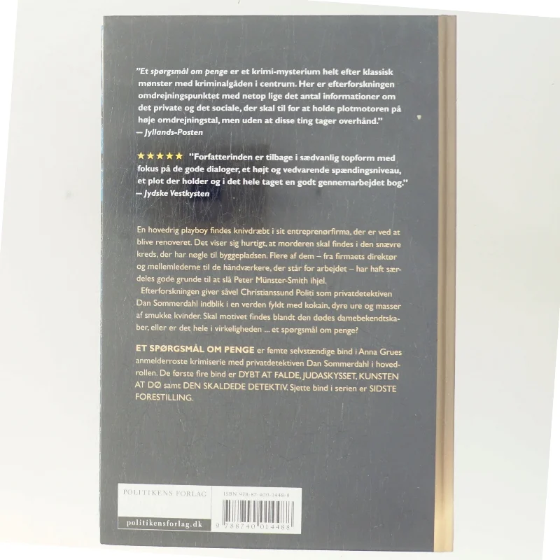 Et spørgsmål om penge af Anna Grue (Bog)