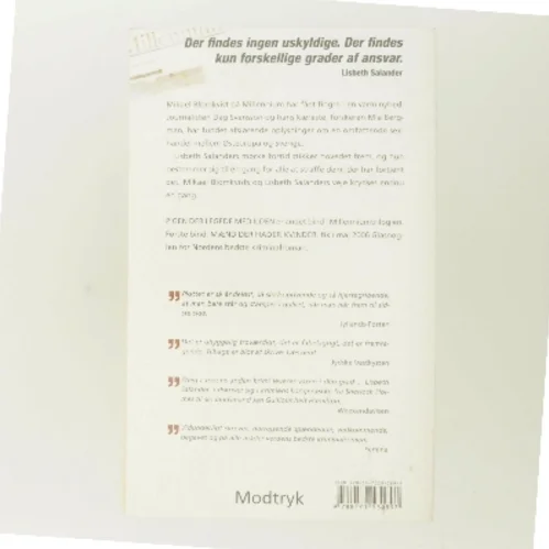 Pigen Der Legede Med Ilden (Millennium, 2. Bind) af Stieg Larsson (Bog)