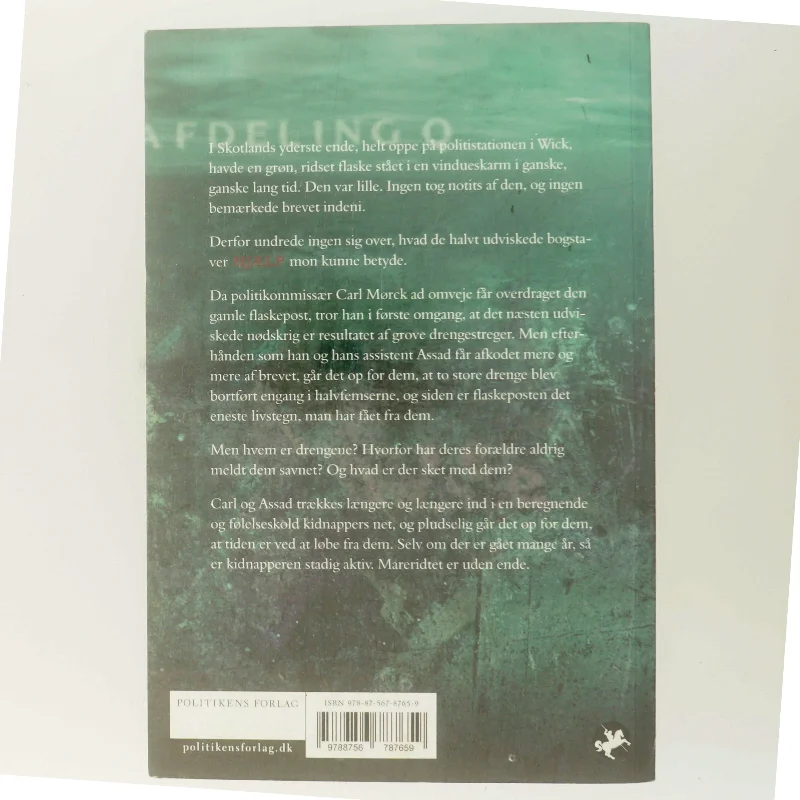 Flaskepost Fra P af Adler-Olsen, Jussi (Bog)