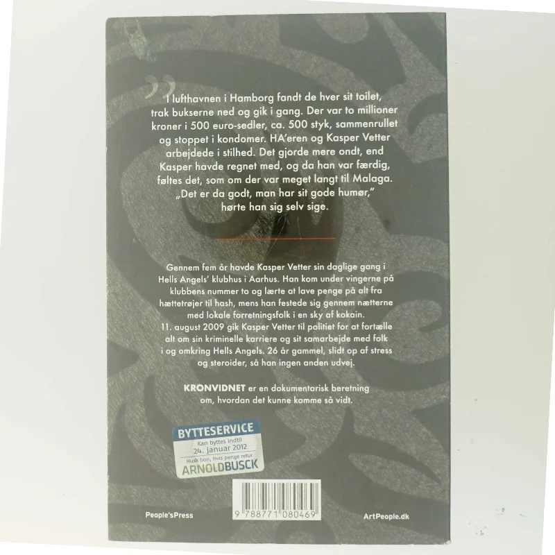 Kronvidnet : Hells Angels indefra af Morten Frich (Bog)