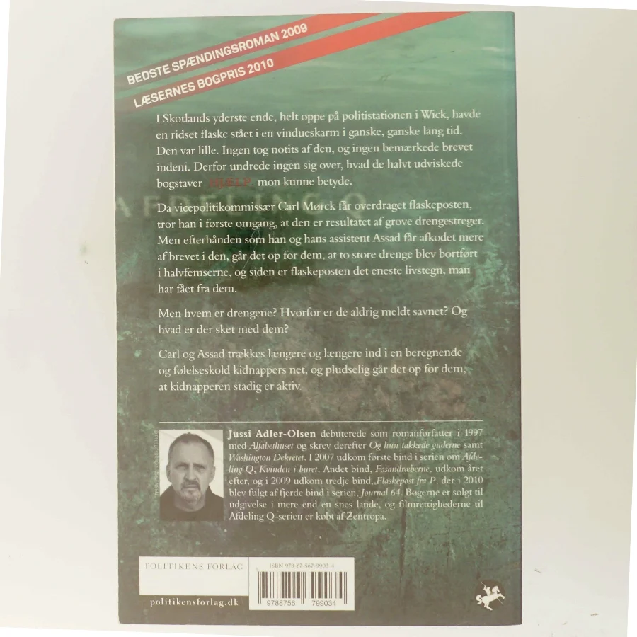Flaskepost fra P af Jussi Adler-Olsen (Bog)