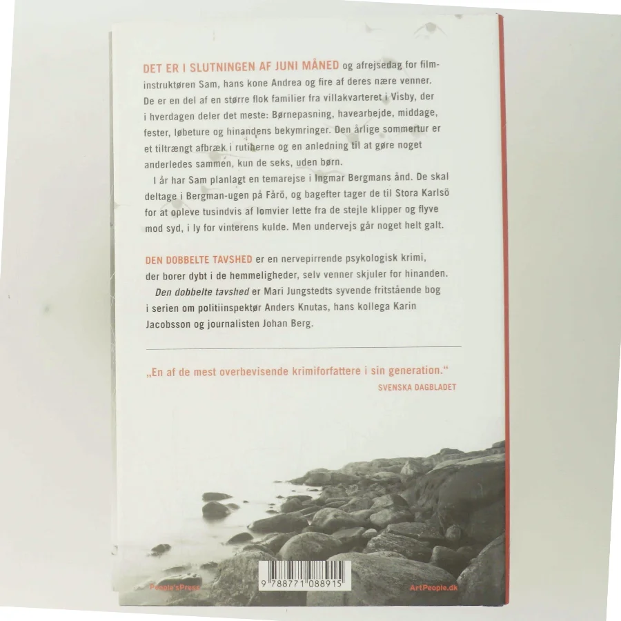 Den dobbelte tavshed : kriminalroman af Mari Jungstedt (Bog)