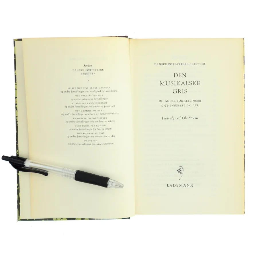 Den Musikalske Gris af Ole Storm (Bog)